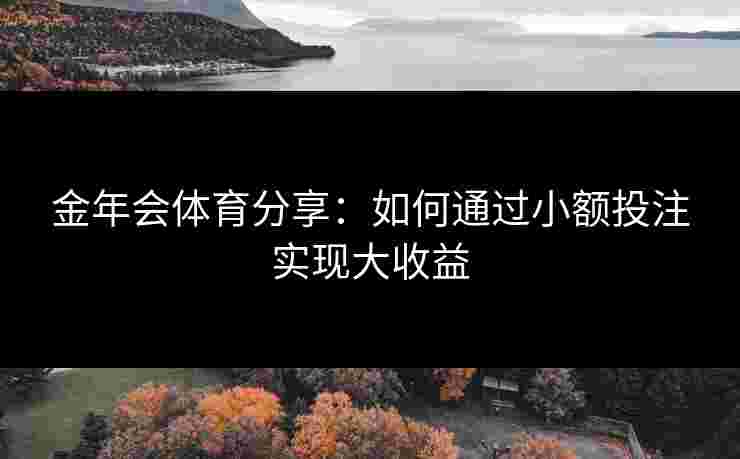 金年会体育分享：如何通过小额投注实现大收益